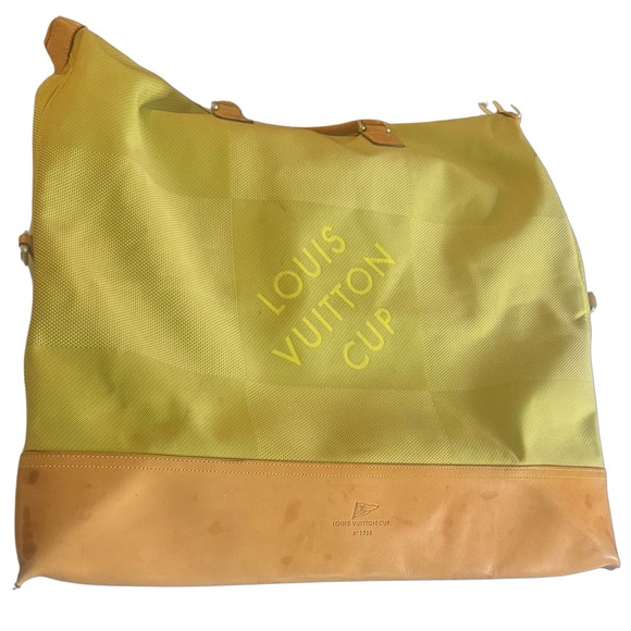 Louis Vuitton Lv America's Cup Yellow Canvas Convertible Tote (Pre-Owned) - Picture 12 of 17